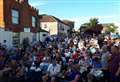 Big screen draws crowd to Donington Market Place for England v Croatia