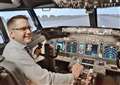 Reporter ‘takes to skies over central London’ in Boeing 737 simulator