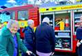 Care home residents get a close look at fire engine during visit