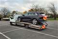 Police stop overweight vehicle as it ‘crawled’ up the A1