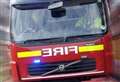 Manure on fire near airfield