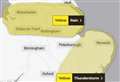 Weather warning in place