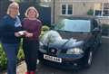Displaced mum and daughter donate car to Ukraine battalion