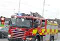 Caravan fire in Holbeach