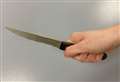 Woman caught carrying steak knife