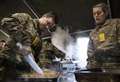 RAF trainees get a taste for field cooking