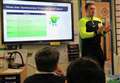 EFL referee visits town school