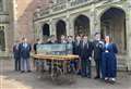 Veterans present submarine model to museum
