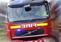 Fire crews attending multiple-vehicle collision