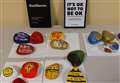 Painted pebbles placed across town to mark Suicide Prevention Day 