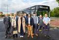 All aboard at new bus stop