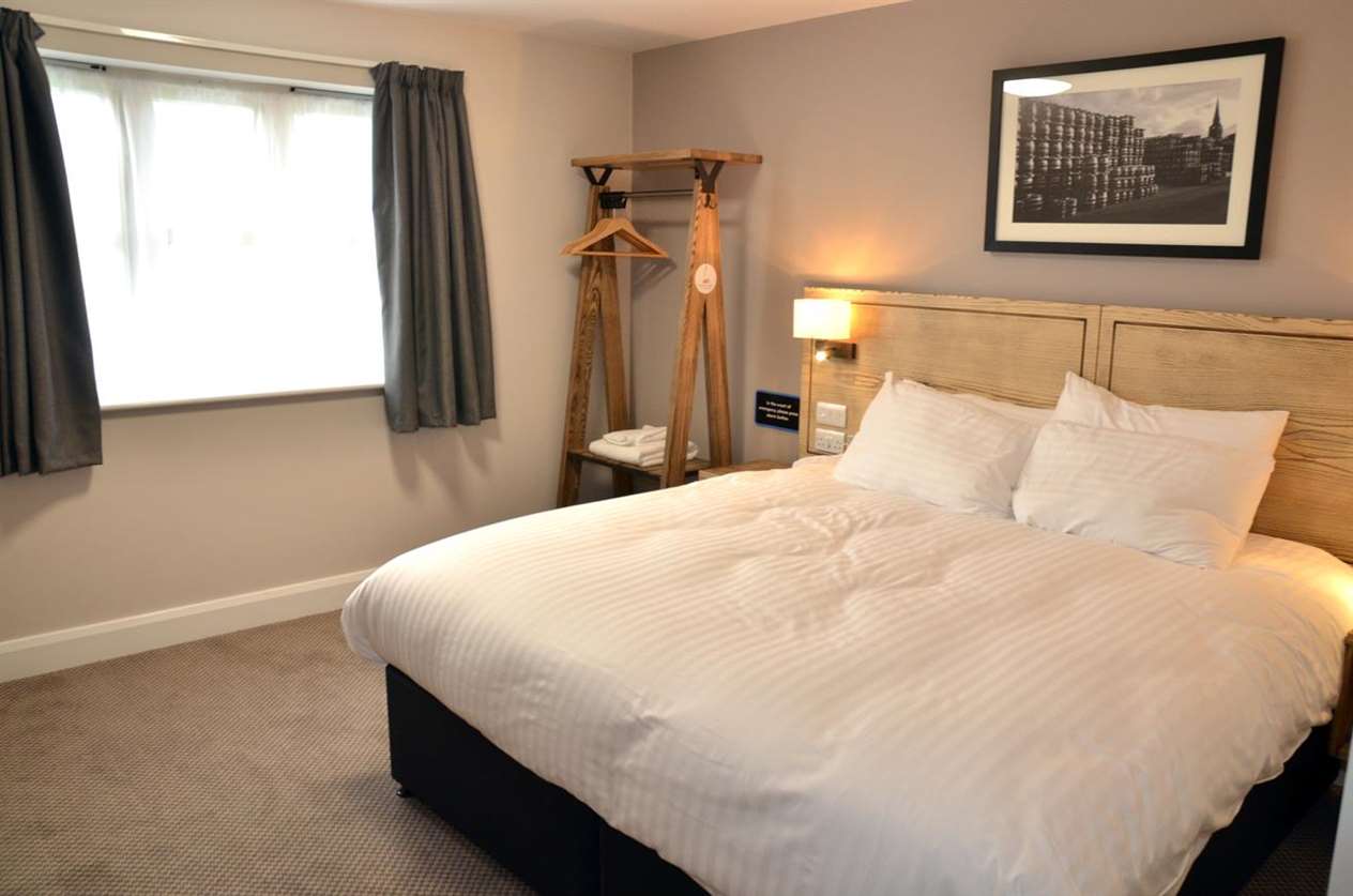 A double room at the Lodge, Lincs Gateway Business Park, Spalding. Photo (TIM WILSON): SG-210918-002TW