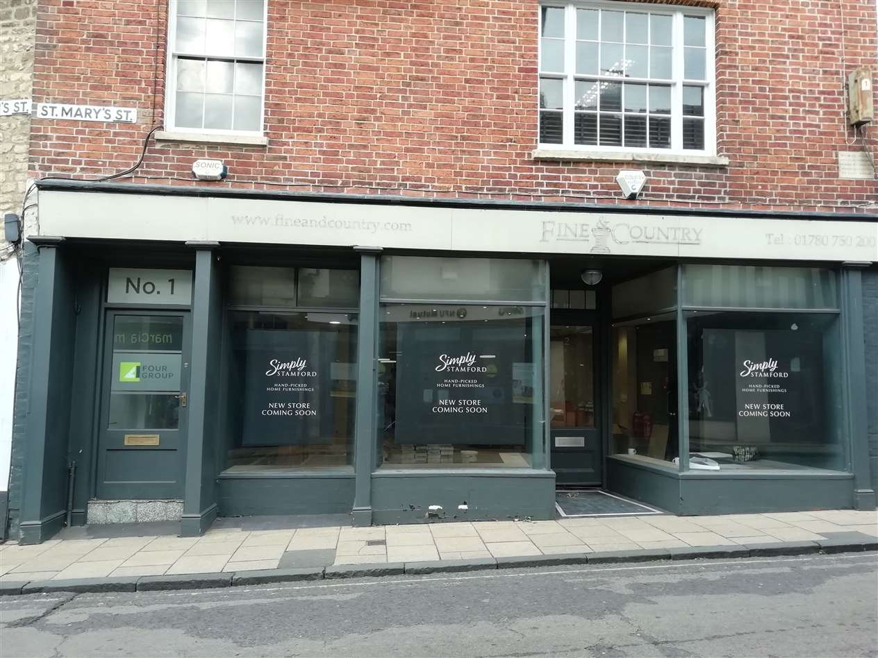 Simply Stamford is moving into the former Fine and Country in St Mary's Street