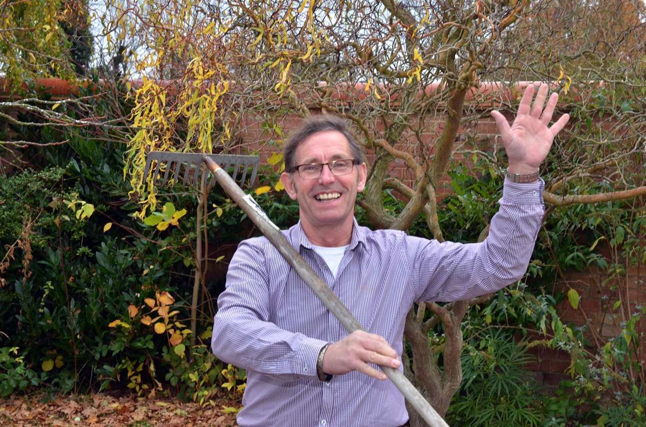 George will be hanging up his tools when he retires in February. (5574097)