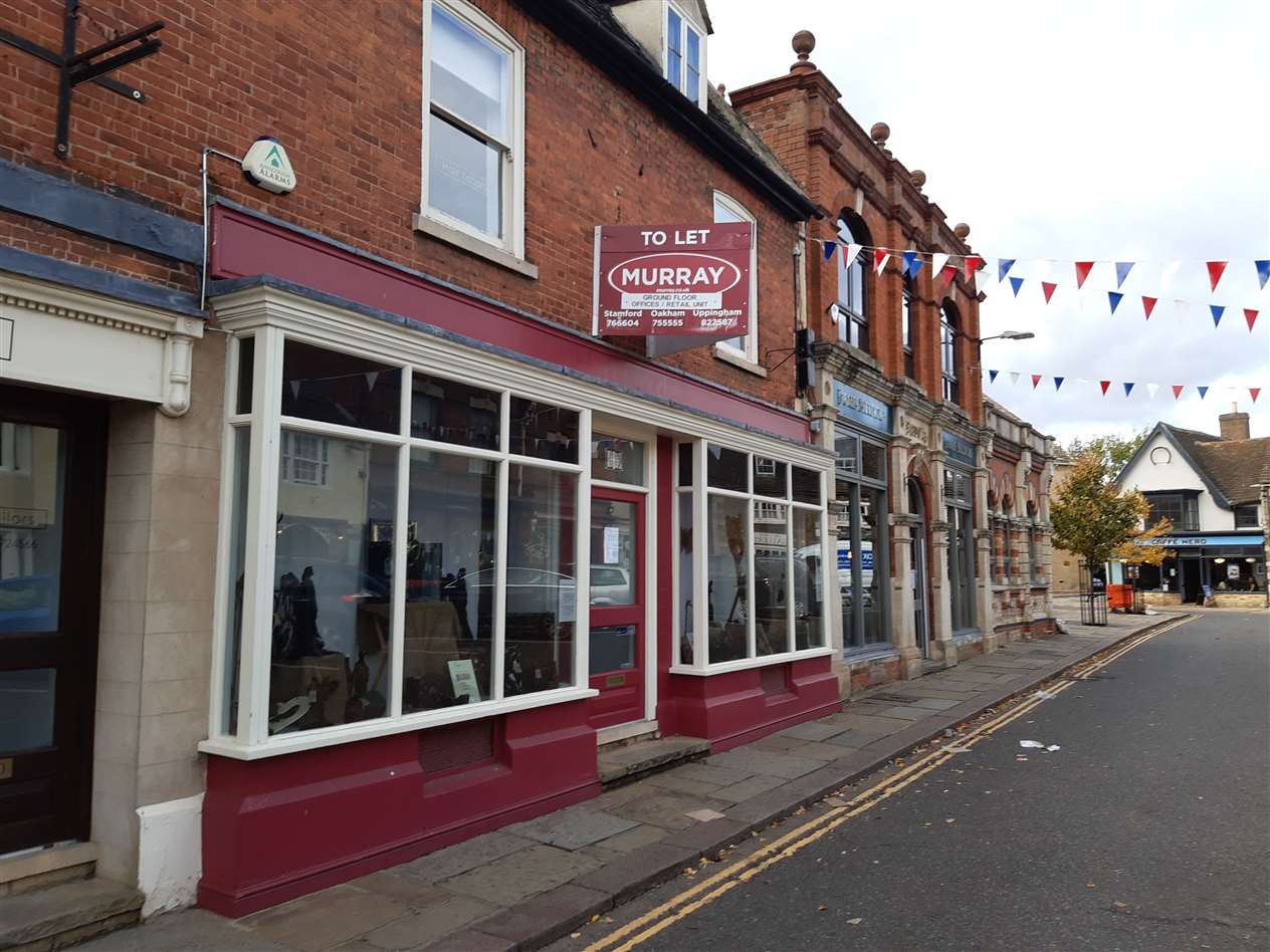 The former Murray estate agents remains empty