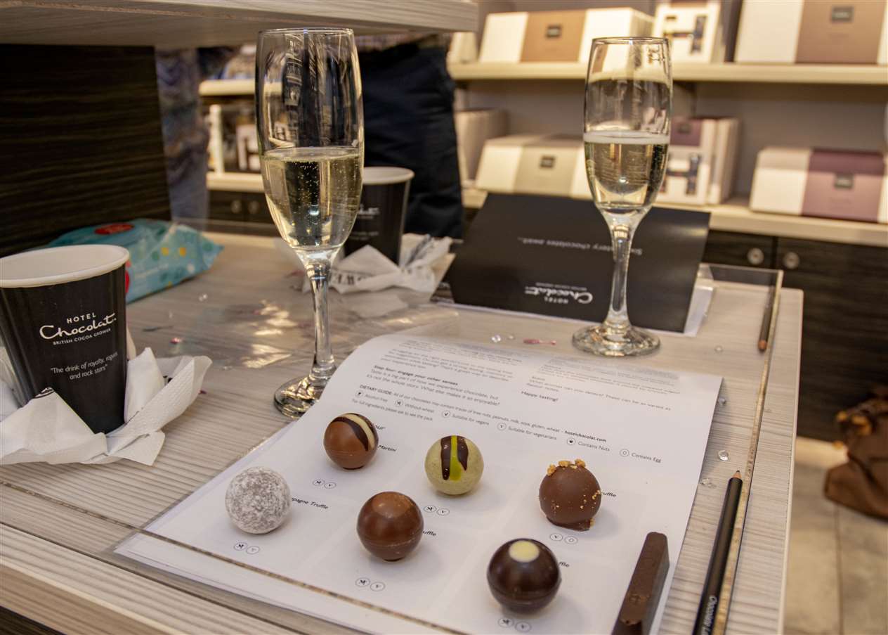 Tasting stations at Hotel Chocolat (7806568)
