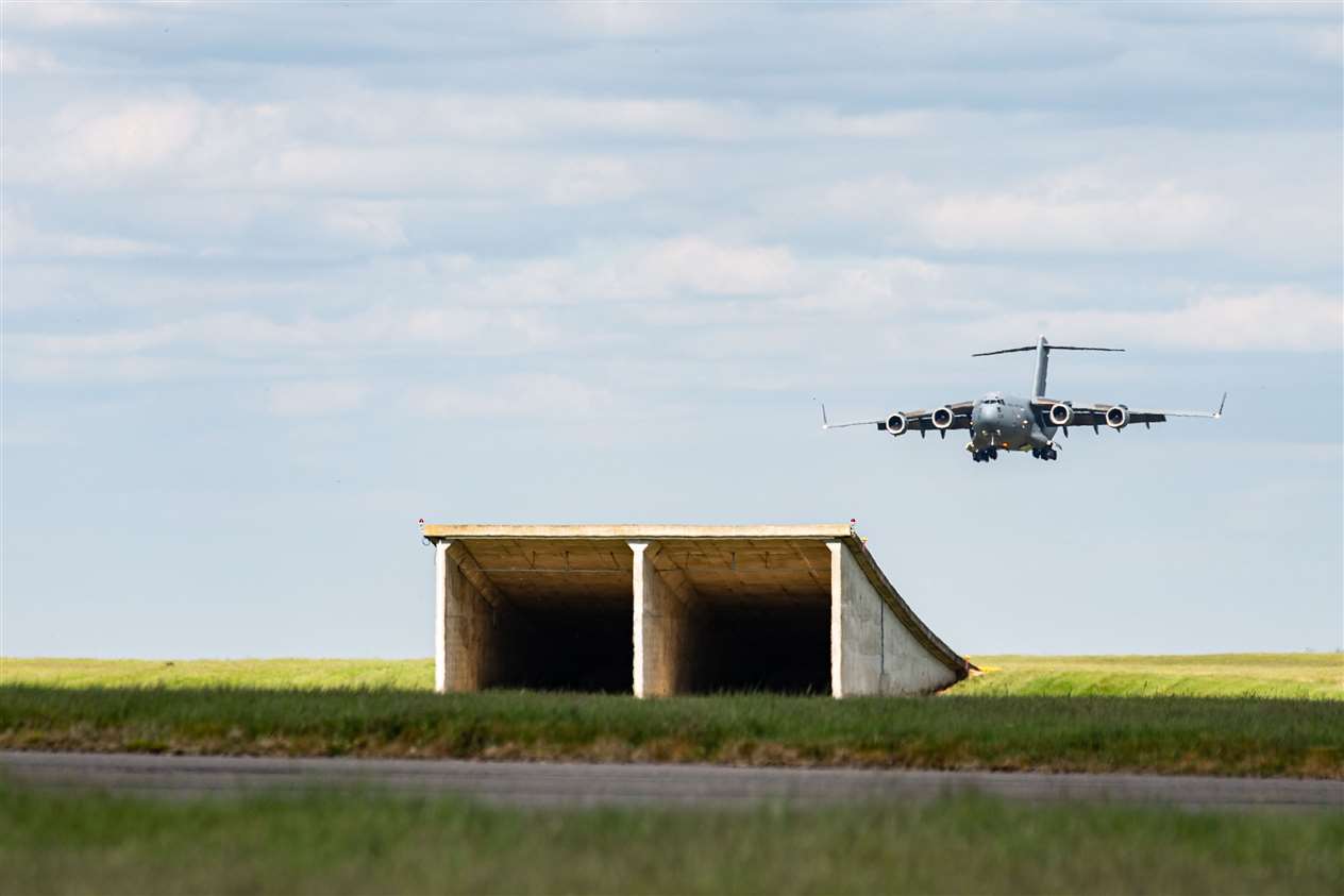 C17 day and night training at RAF Wittering. Photo: SAC Kimberely Waterson of RAF Wittering Photographic Section