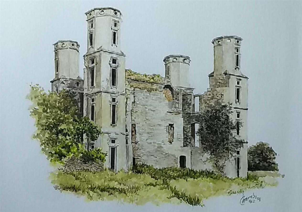 Wothorpe Ruins, a local study by Sandy Chambers
