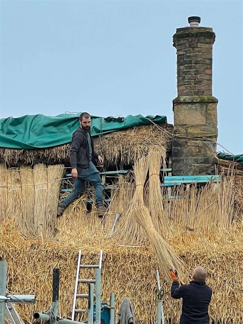 A team from Dodson and Son in Cambridgeshire are carrying out the work
