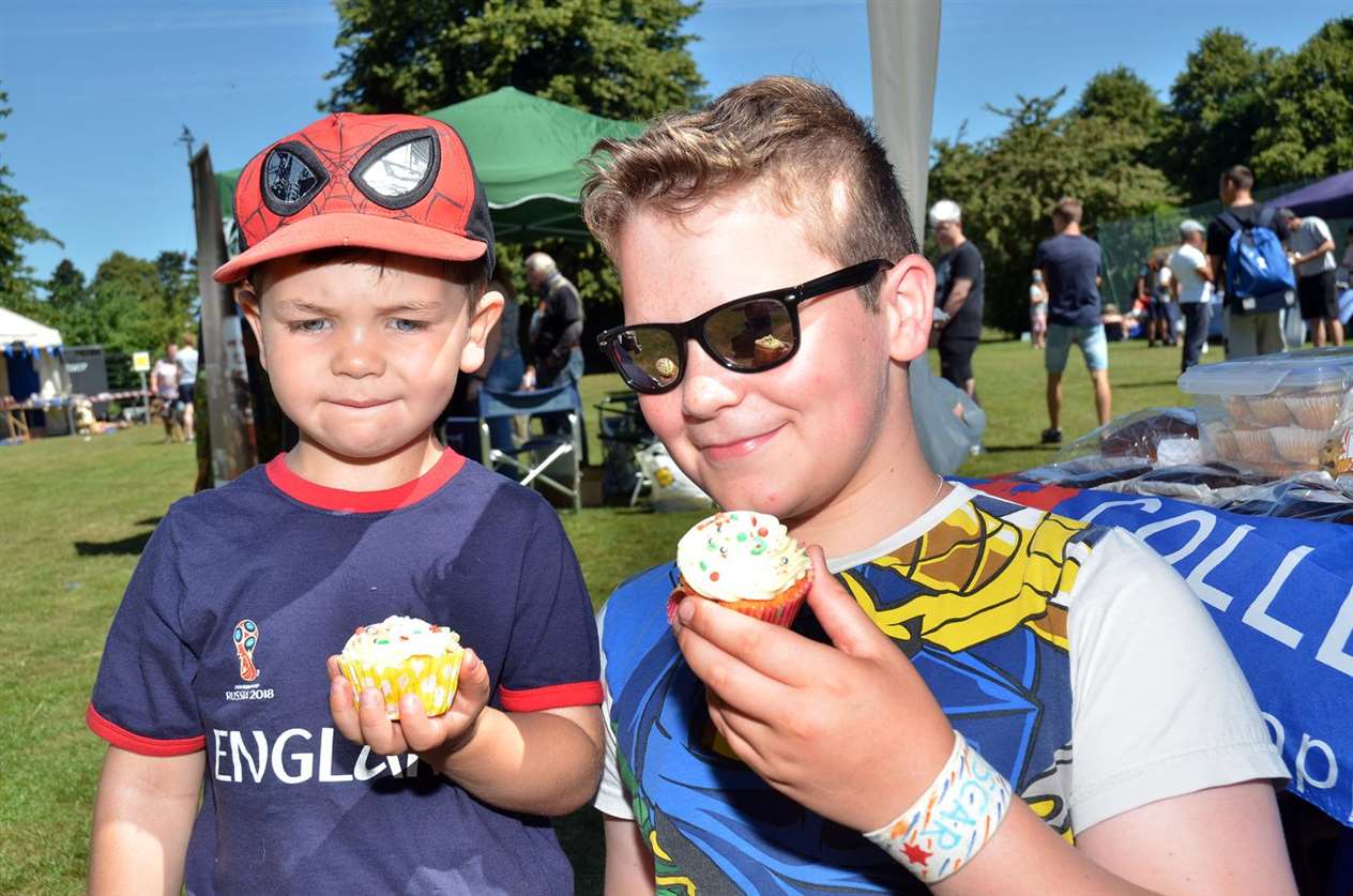 RBL cakes for Oscar and Isaac Wilson. Photo: 010718119SG.