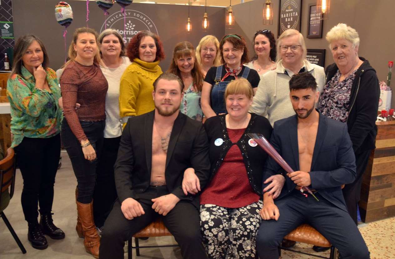 Sally Sharman-Gray and her pals celebrate the moment a dream comes true ...