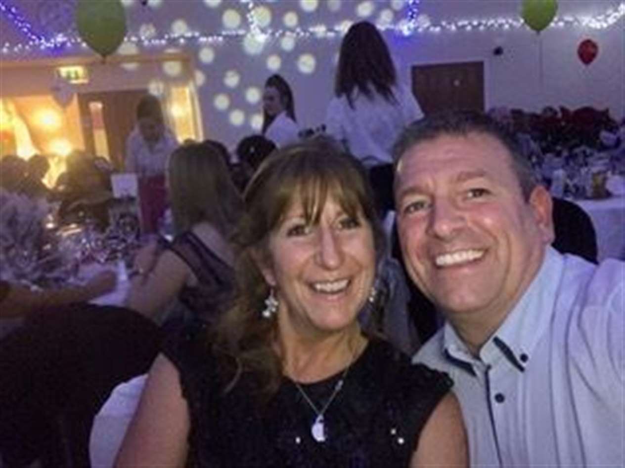 Scenes from the charity Christmas party