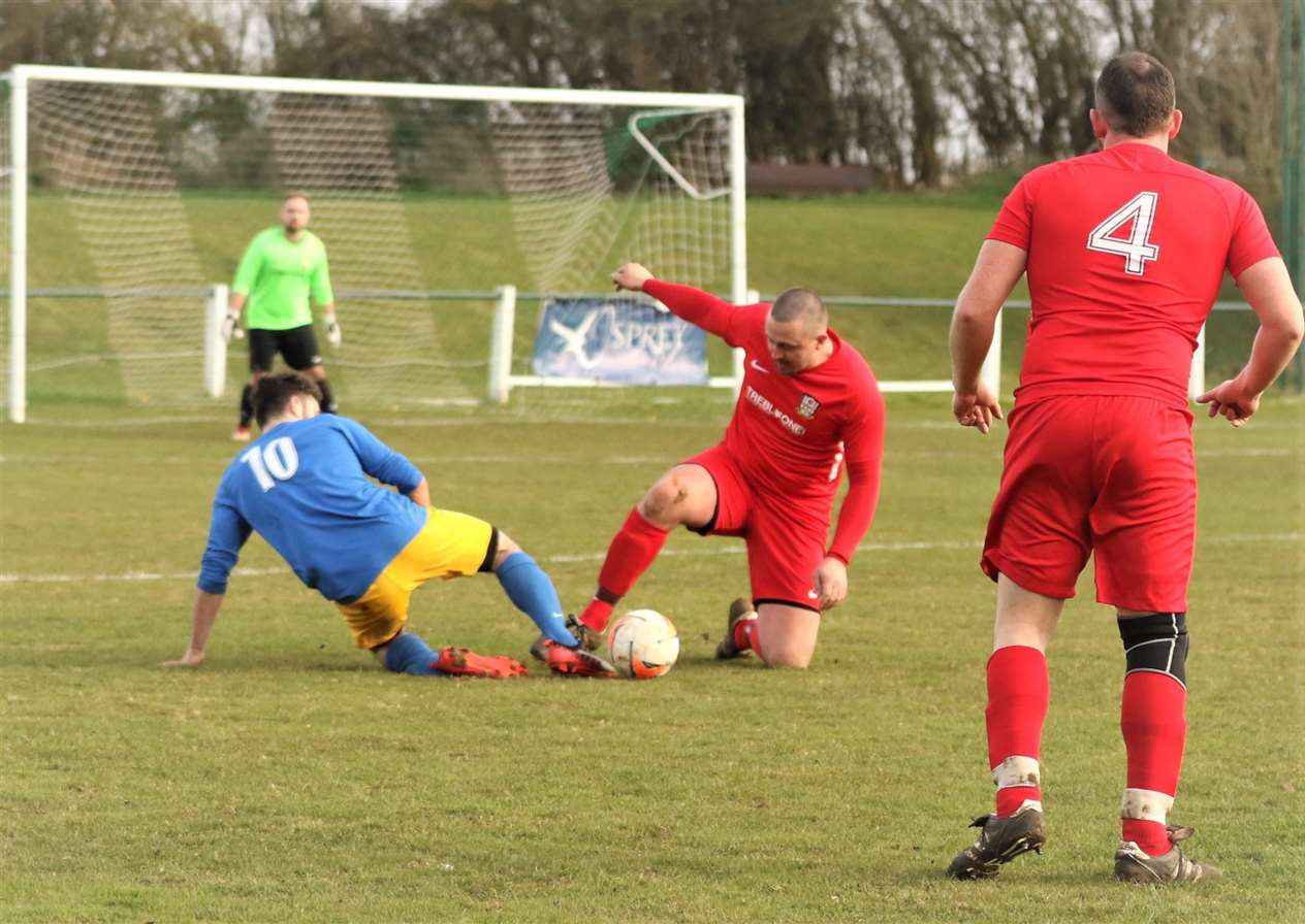 Cottesmore's Development side were 3-2 winners over Bottesford on Saturday. Photo: Geoff Atton (31175014)