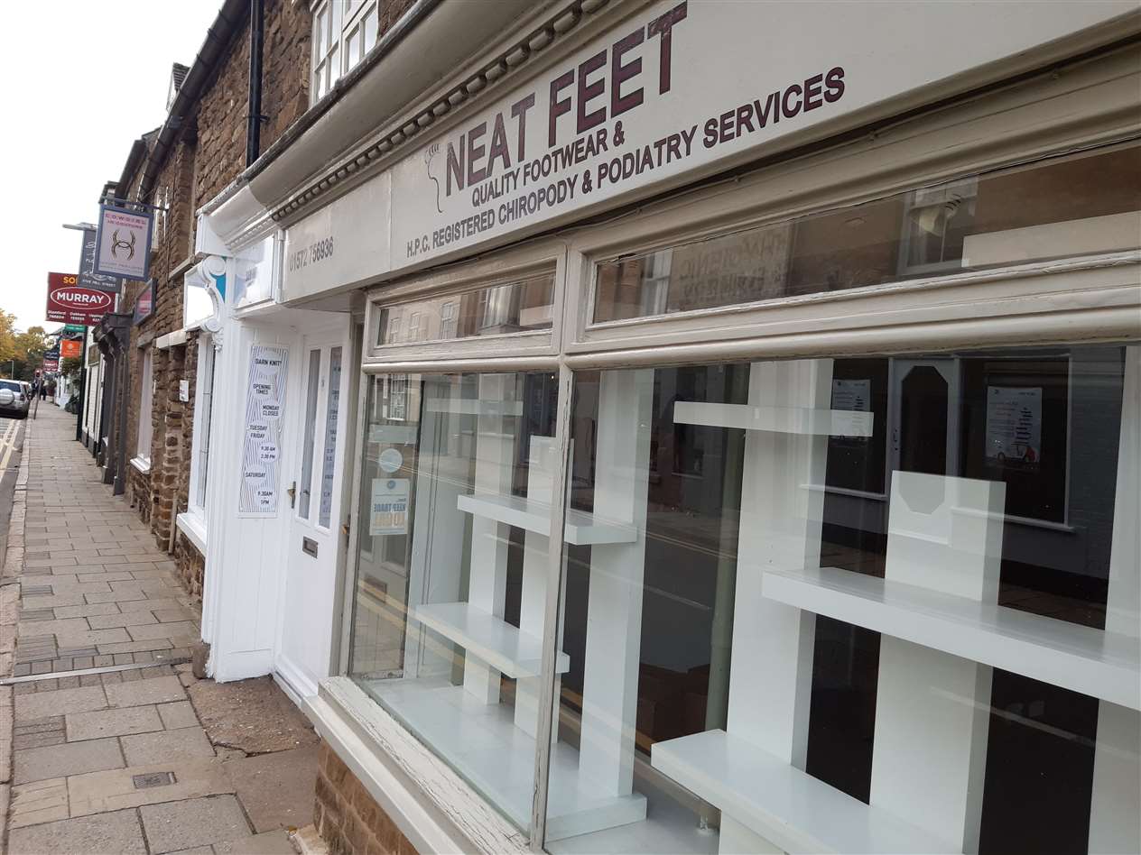 The former Neat Feet in Oakham