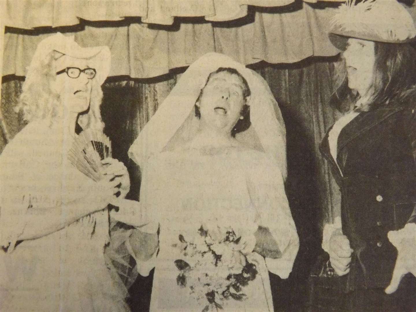 50 years ago: November 2, 1973 – One of the routines perfomed by Deeping St James Priory Church Players during their “Music Hall Again” on Thursday and Friday.