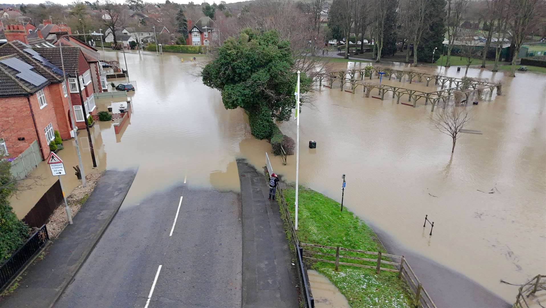 Grantham has been badly affected by the flooding.