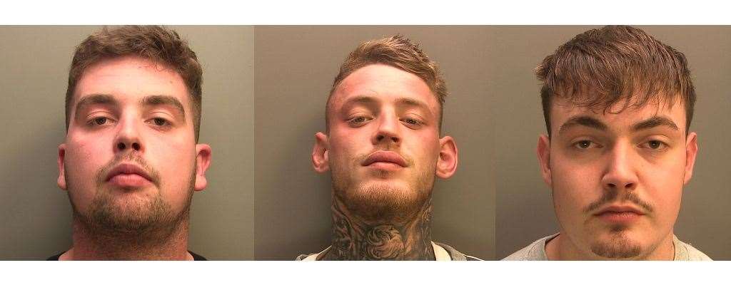 Ellis Musgrove, George Broom and Jamie Musgrove are three of the four appearing in court