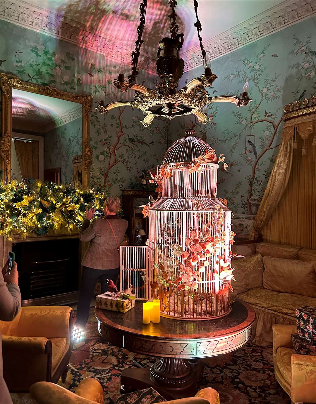 The room of the four calling birds