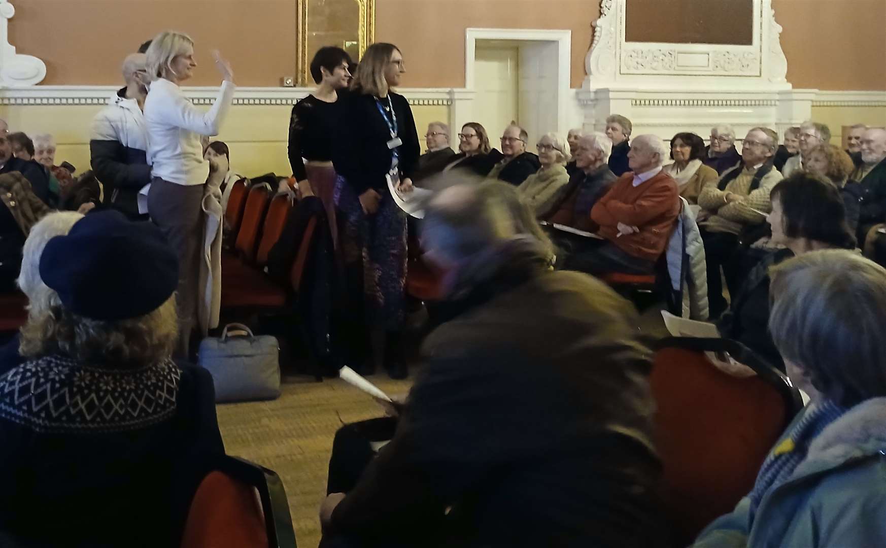 GPs, managers and other members of staff from The Stamford Surgery attended