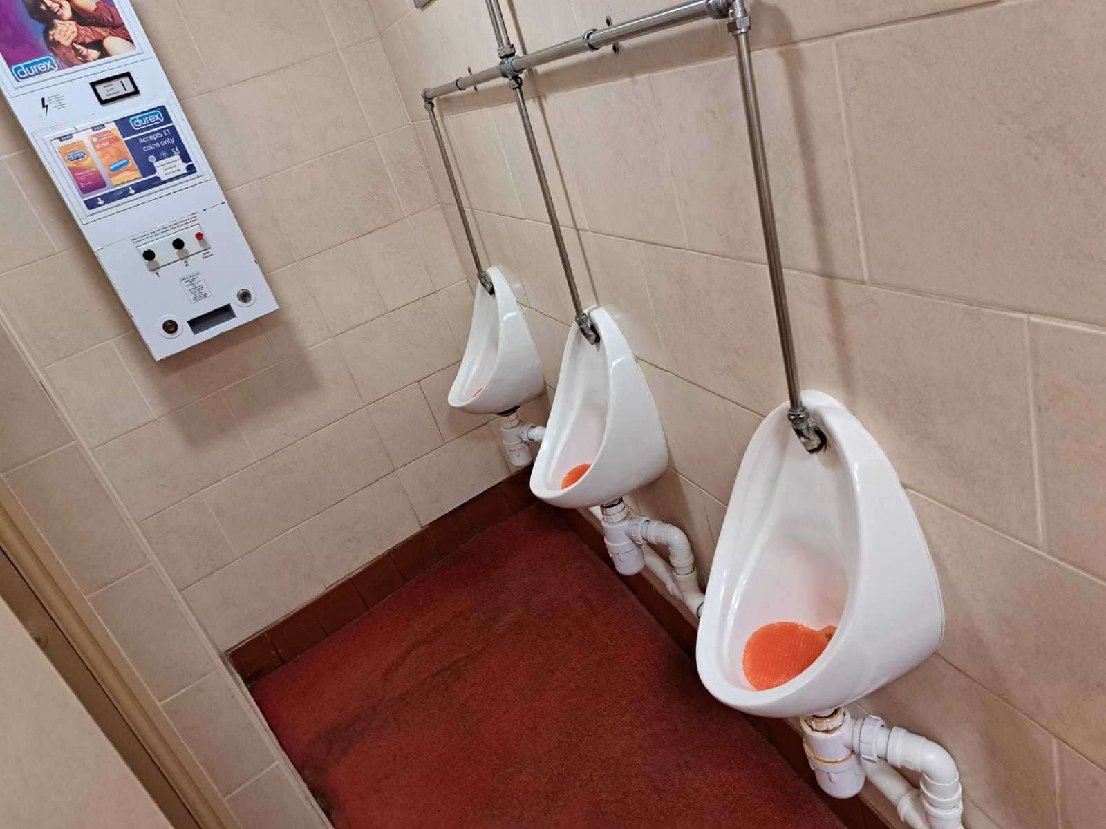 Inside the gents