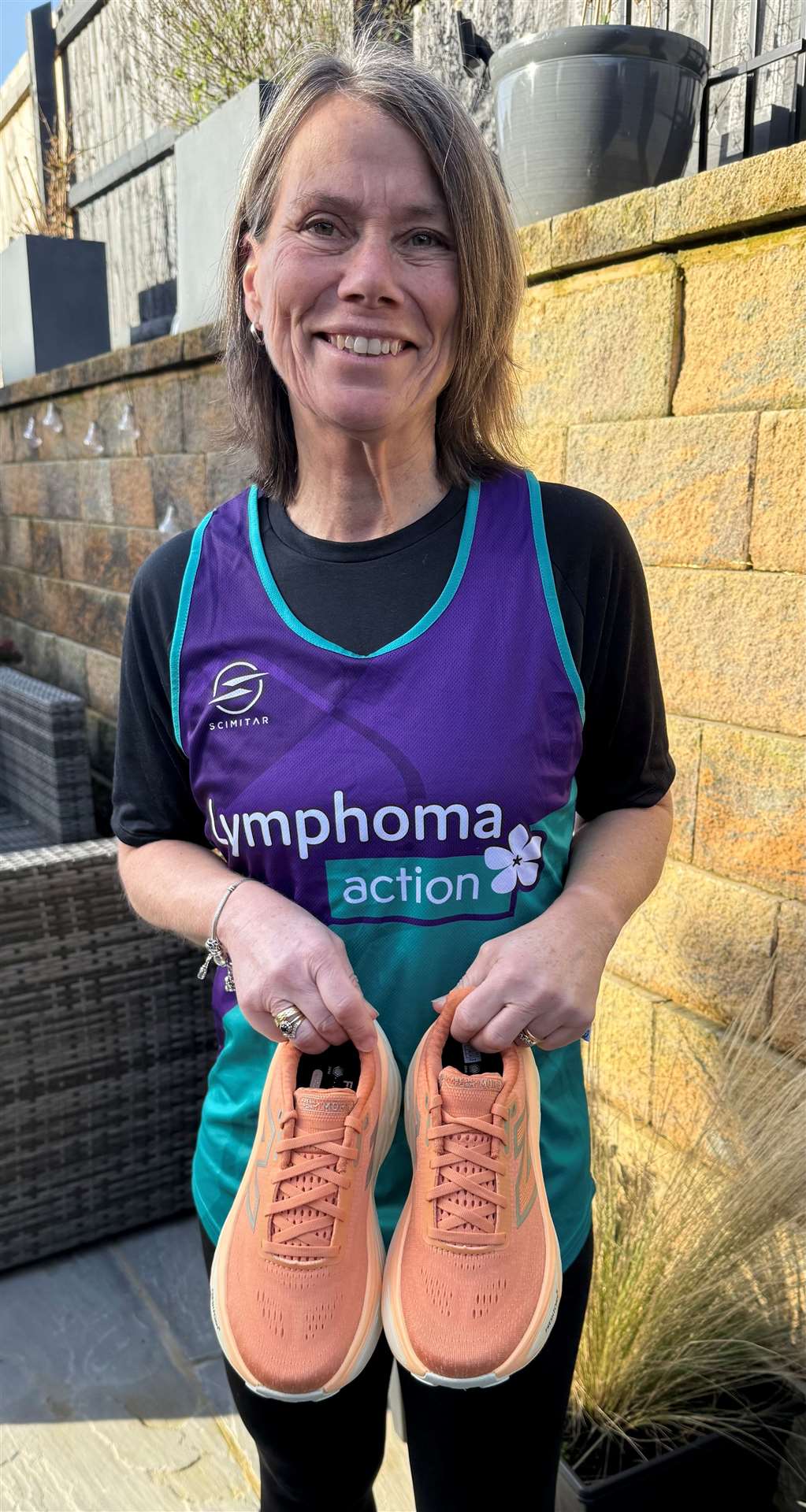 Clare is raising money for Lymphoma Action