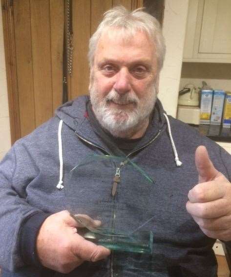 Geoff Capes with his Active Lincolnshire Lifetime Achievement Award. Photo supplied (22683072)