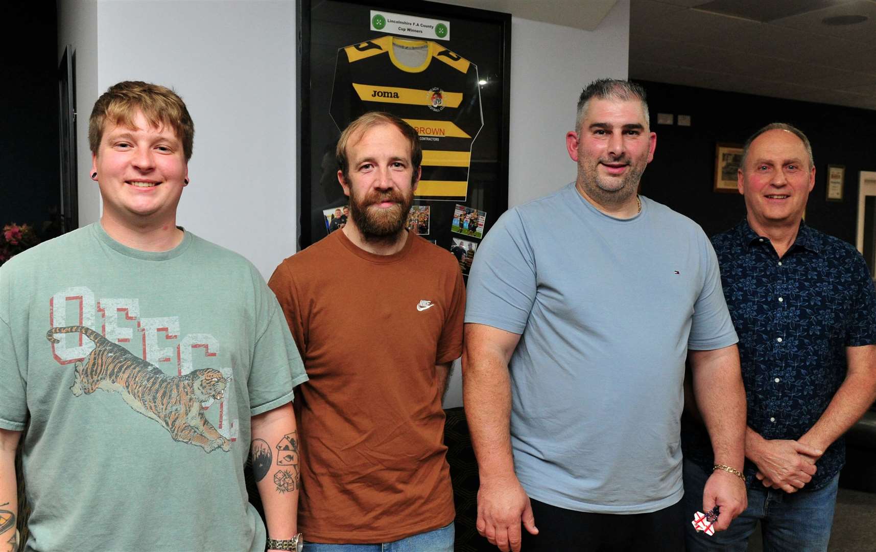 Tom Atkin, Lee Merrison, Chris Stubbings and James Almey. Photo: Chris Lowndes