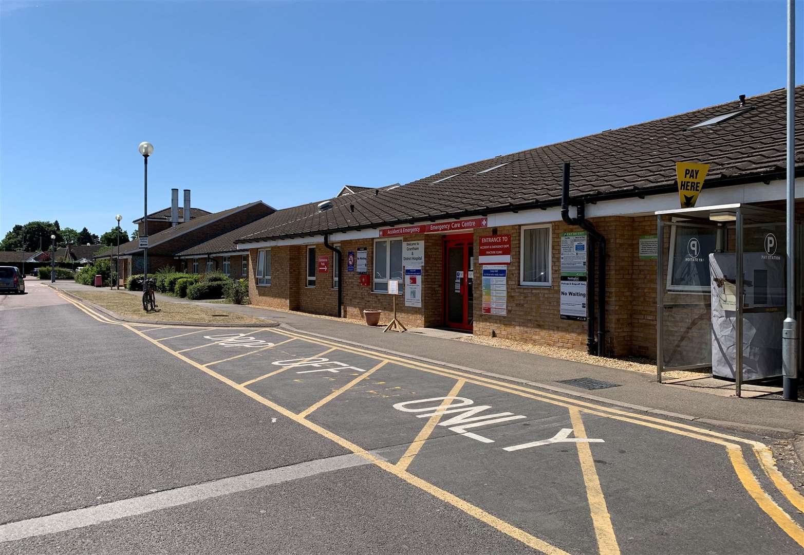 A look at Grantham and District Hospital today.