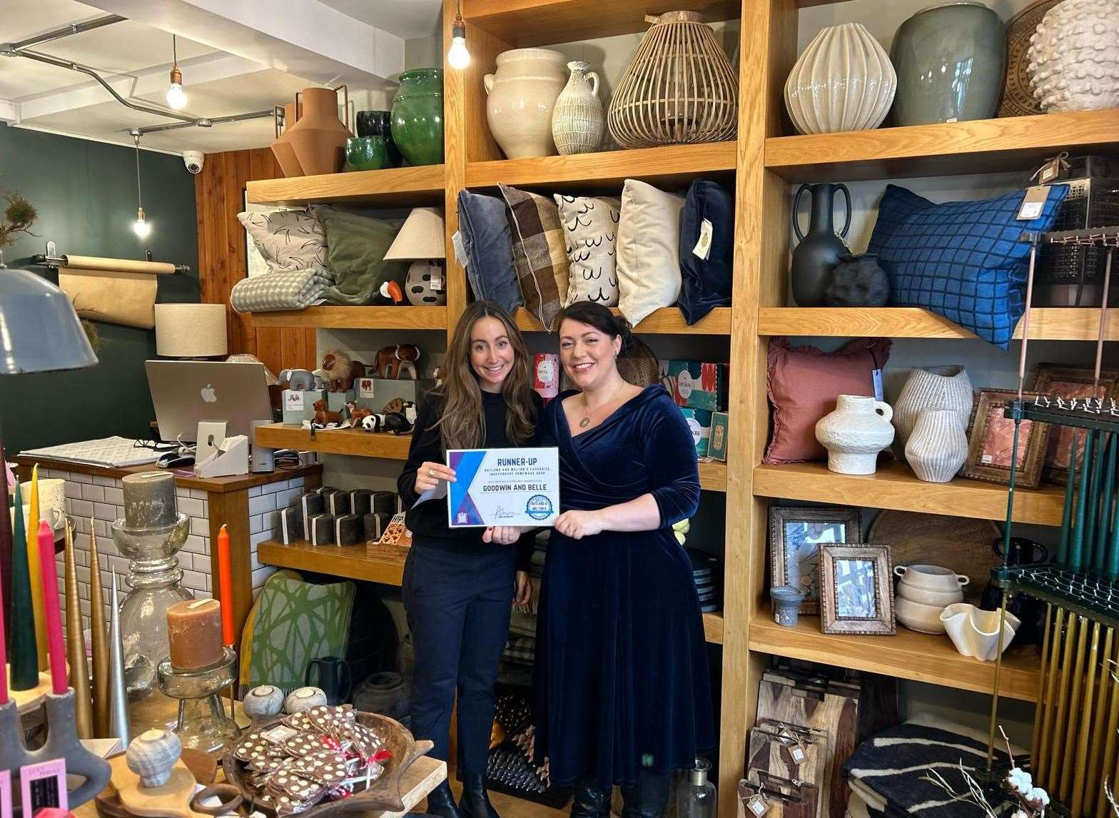 Goodwin and Belle in Uppingham, runner up of the homeware category