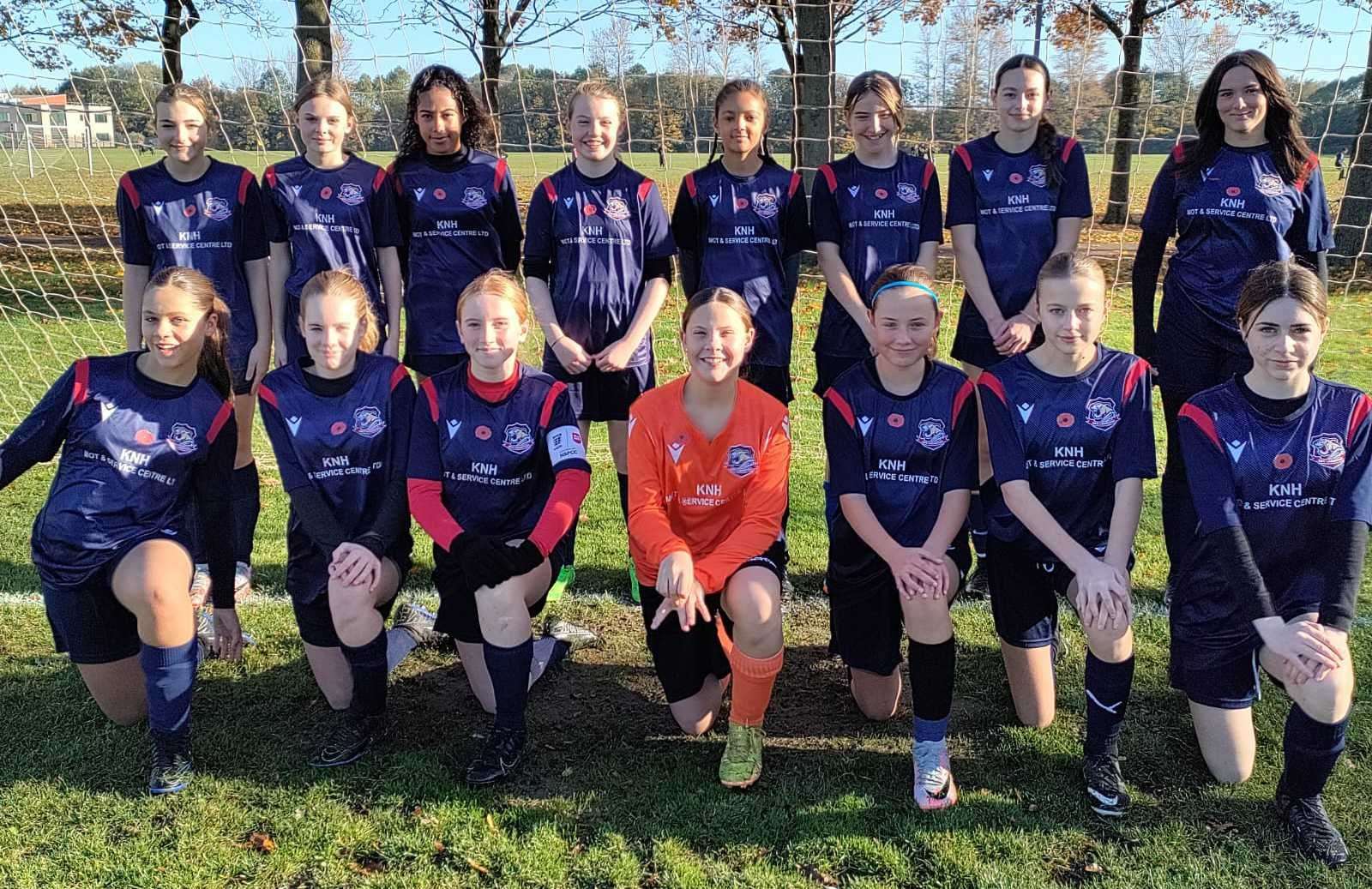 Deeping United Under 14 Girls.