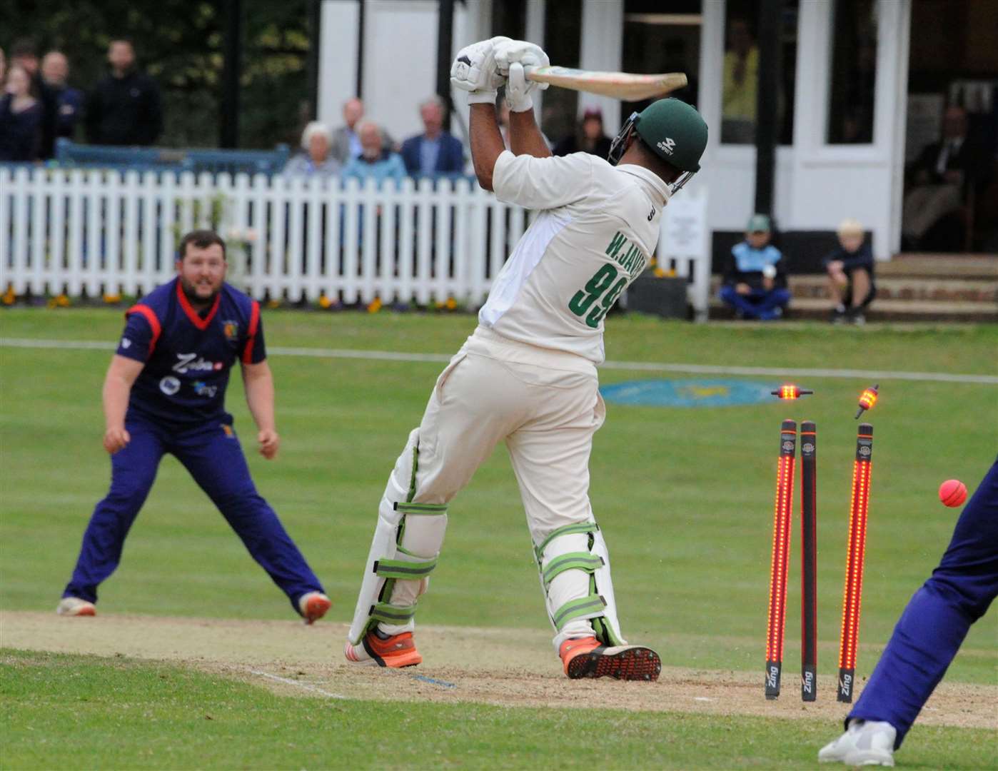 Action from Ufford Park's match with Stamford Town. Photo: Chris Lowndes