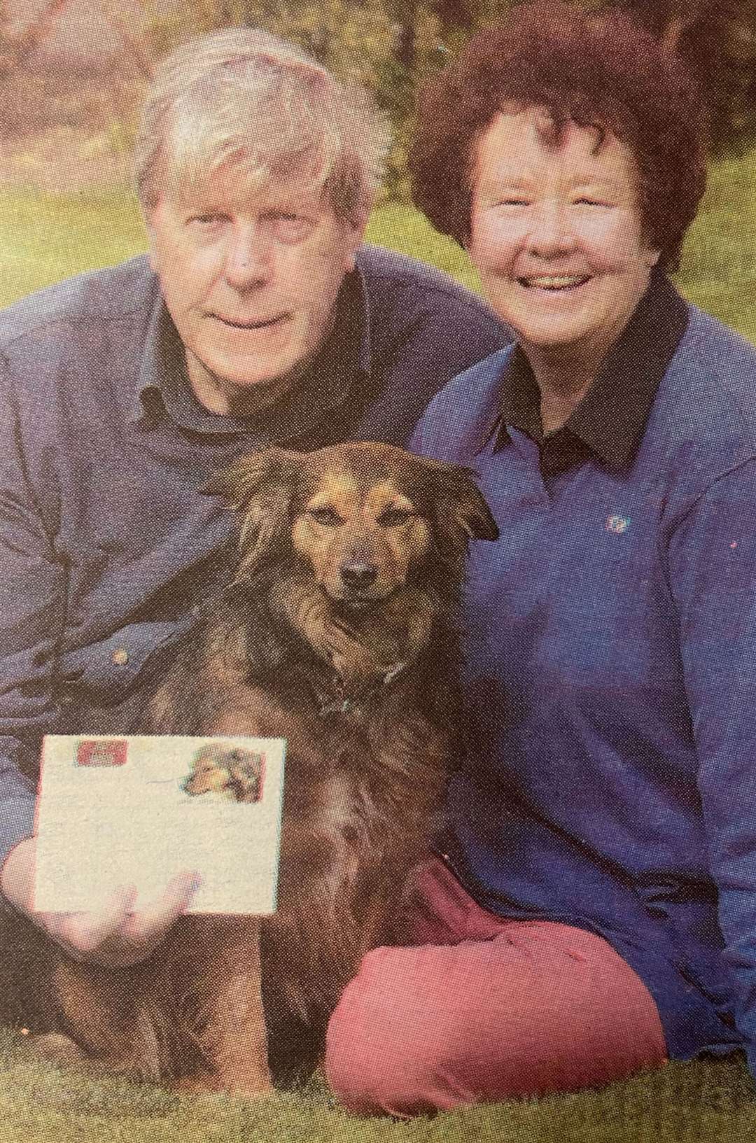 Gill and Alasdair Barke welcome home Curly Sue 25 years ago