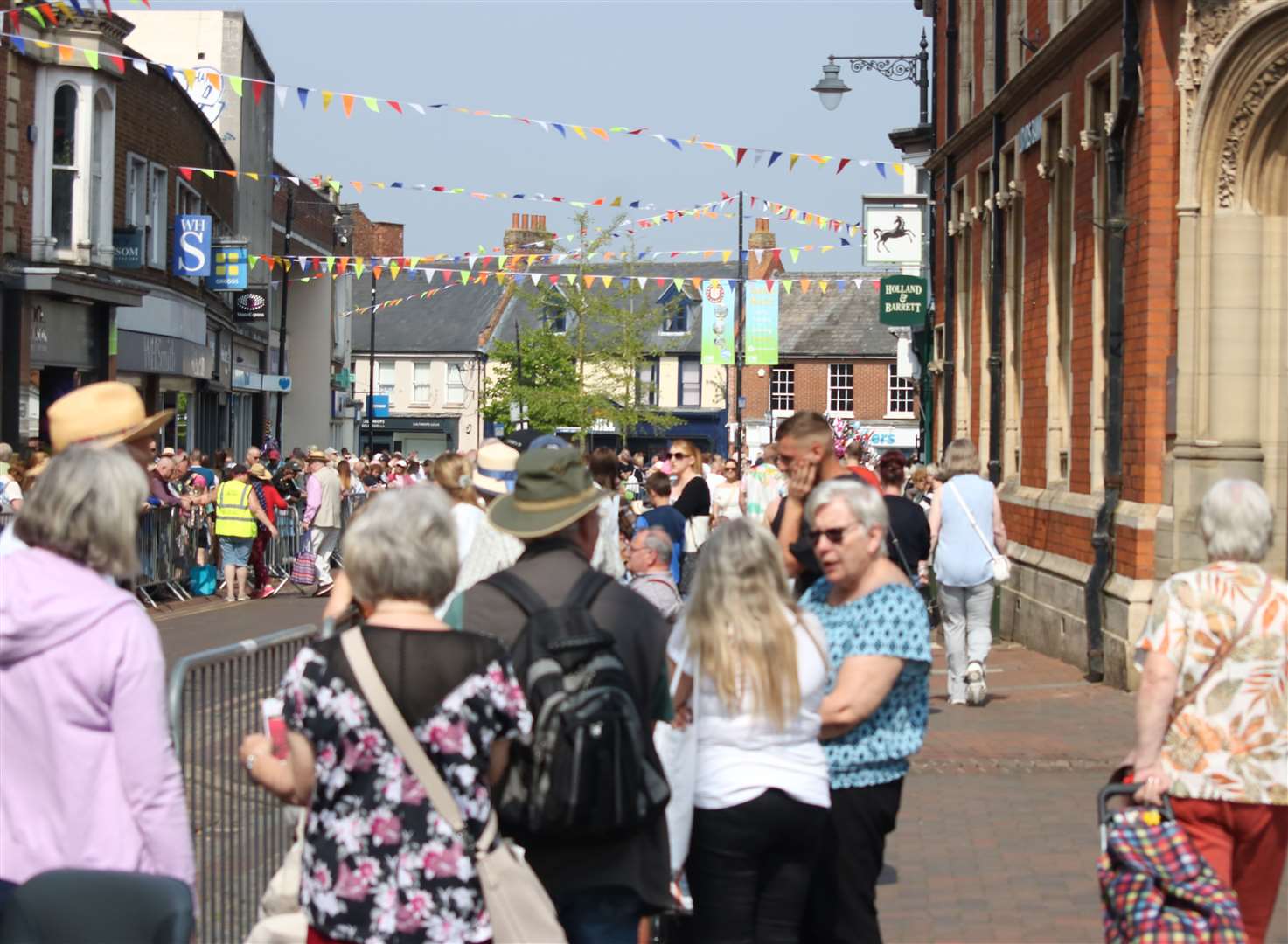 Spalding Town Centre during the recent Flower Parade