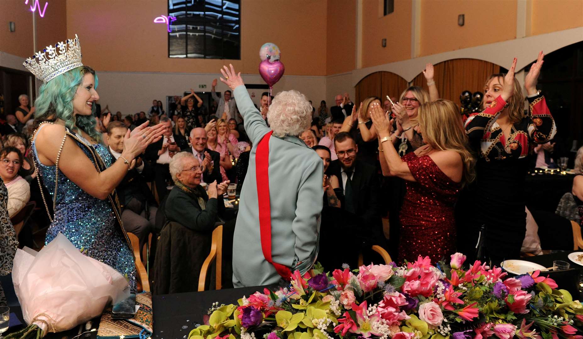 The event had 180 guests and thousands more watching it live on Facebook