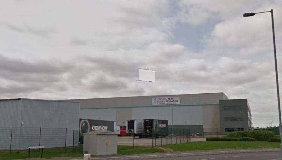 The Currys distribution centre, based in Coddington. Image via Google Streetview (52026595)