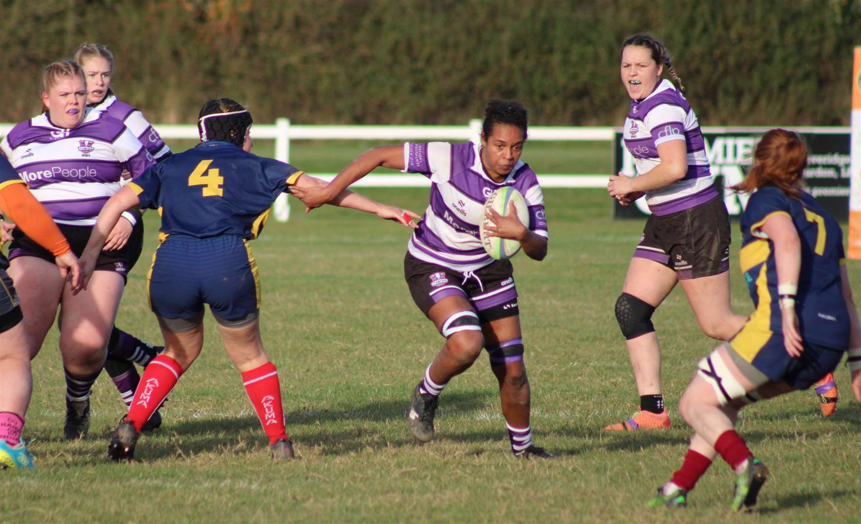 Stamford Women beat Coalville Ladies in the RFU Papa Johns Community Cup. Photo: Darren Dolby