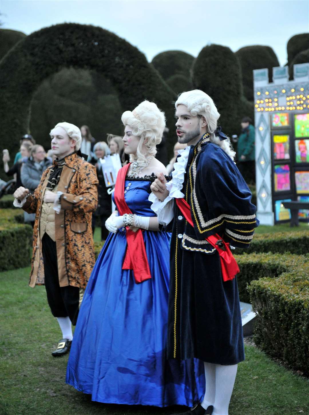 The Prince and Princess of Wales, Frederick and Augusta, attended PHOTO: CHRIS LOWNDES