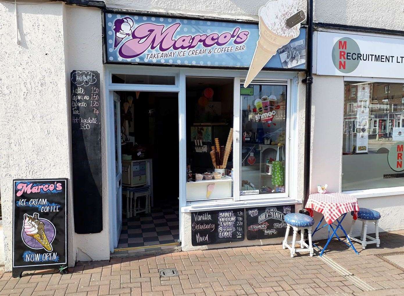 Marco’s Ice Cream and Coffee Bar has been in Spalding for 35 years