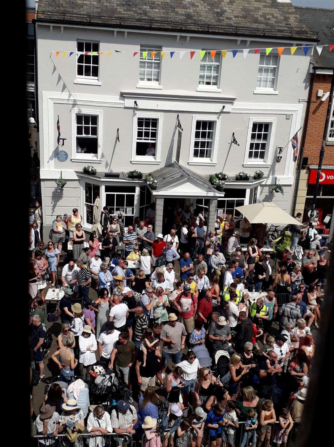 Trade at the Red Lion was busy with takings during the Spalding Flower Parade up on last year. PHOTO: Submitted by Red Lion