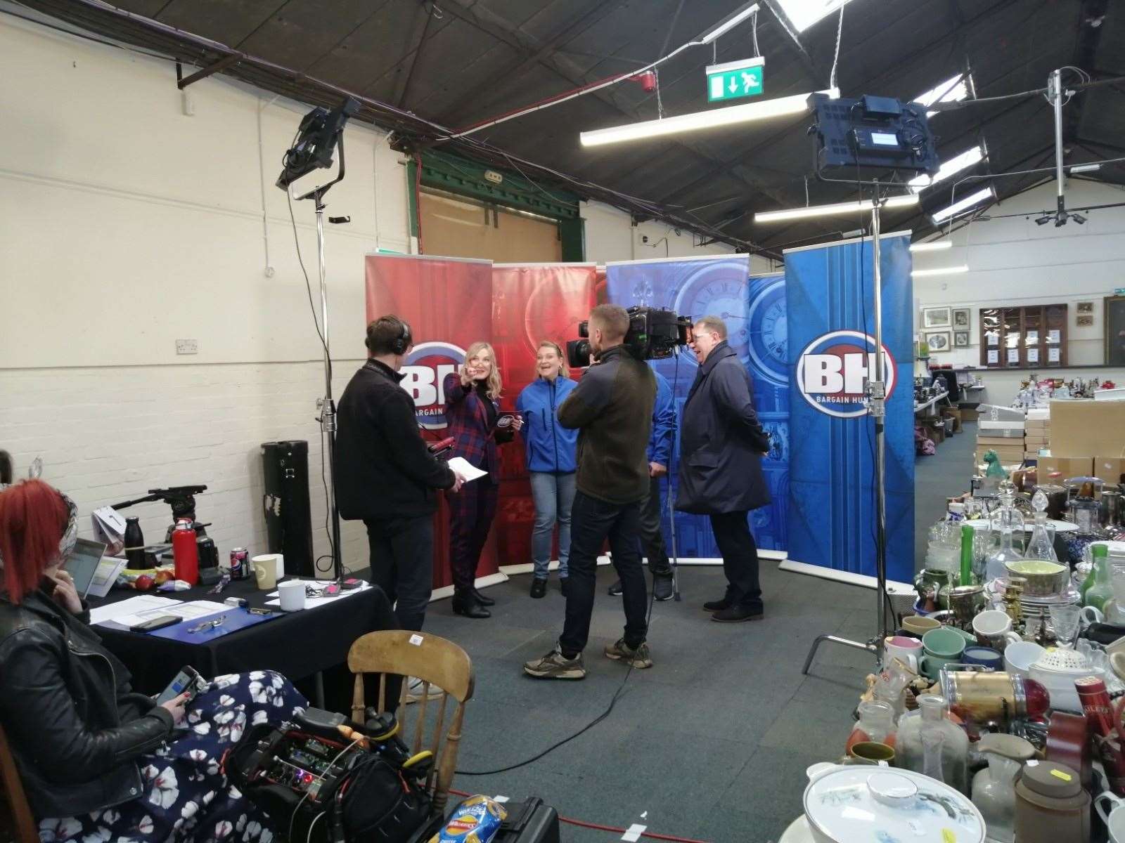 Bargain Hunt filming at Golding Young in Bourne. Photo: Clive Doubleday